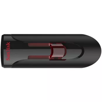 Pen drive SanDisk Cruzer Glide 256GB USB 2.0 (SDCZ600-256G-G35) - preta