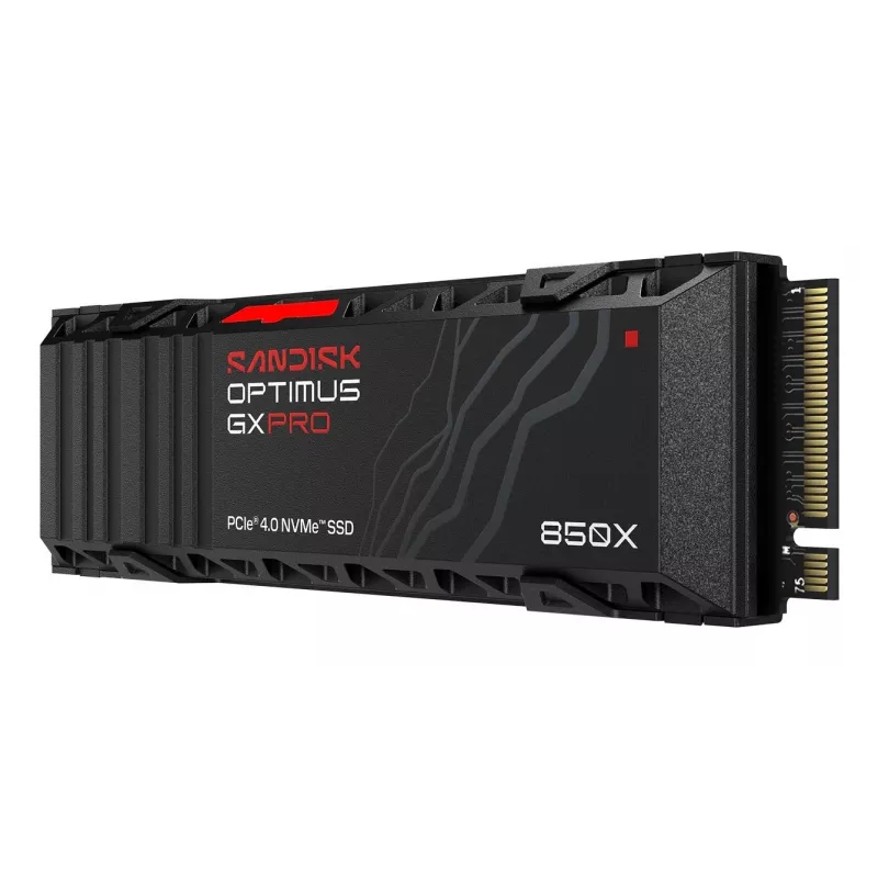 SanDisk Extreme M.2 NVMe SSD 1TB PCI Express 4.0 leitura 7300 MB/s escrita 6300 MB/s
