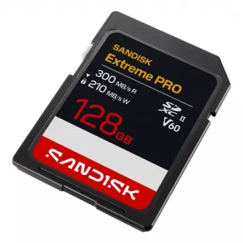 SanDisk Extreme PRO 128GB cartão de memória SDXC UHS-II (V60, U3)