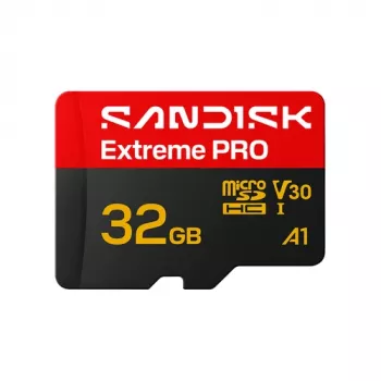 SanDisk Extreme PRO microSDHC 32GB UHS-I U3 V30 Cartão de Memória, Velocidade de Leitura até 100 MB/s