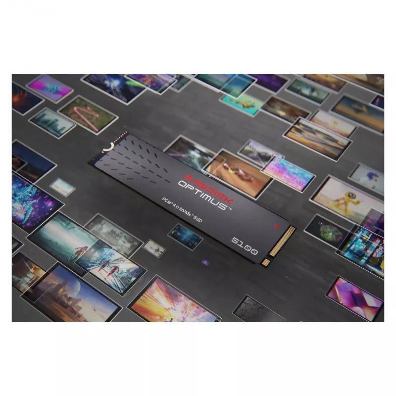 SanDisk Optimus 5100 2TB M.2 2280 PCIe 4.0 NVMe unidade de estado sólido interna