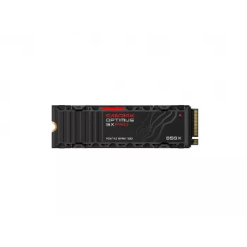 SanDisk Optimus GX PRO 850X 4TB SSD interno, M.2 2280 D5-M, PCIe 4.0 x4 NVMe, encriptação TCG Opal 2.01, dissipador de calor integrado