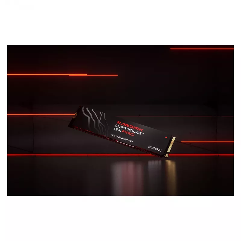 SanDisk Optimus GX PRO 850X 8TB M.2 2280 PCIe Gen4 x4 NVMe SSD com encriptação AES-256-Bit