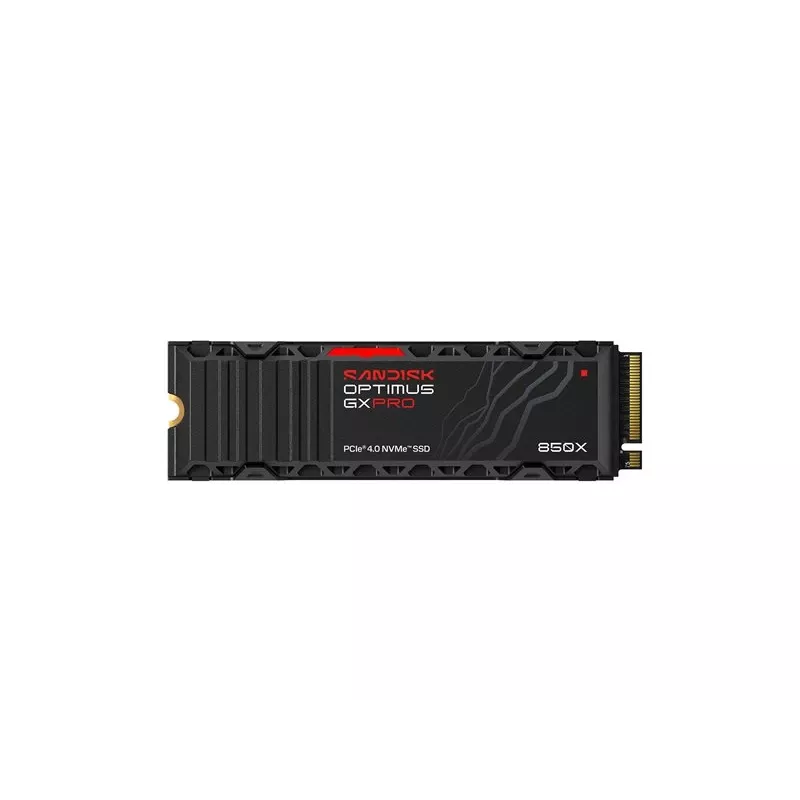 SanDisk Optimus GX PRO 850X SSD NVMe com dissipador, 8TB, M.2 2280, PCIe Gen4 x4 00226999