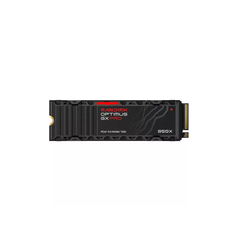 SanDisk Optimus GX PRO 850X SSD NVMe com dissipador, 8TB, M.2 2280, PCIe Gen4 x4 00226999
