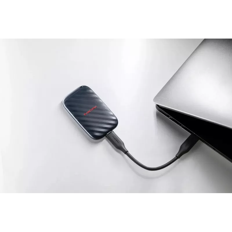 SSD portátil SanDisk 500GB preto USB 3.2 Gen 1 unidade externa – SDSSDE10-500G-G25