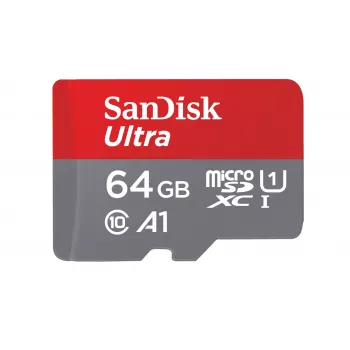 SanDisk Ultra 64GB cartão de memória microSDXC com adaptador SD