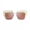 Óculos de sol retangulares de mulher Sartorialeyes ST508-05 preto/cinzento UV400