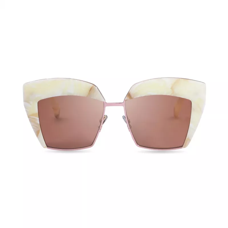 Óculos de sol retangulares de mulher Sartorialeyes ST508-05 preto/cinzento UV400