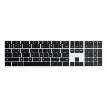 Teclado Bluetooth Satechi Slim X3 com teclado numérico - prateado