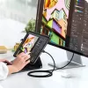 SATECHI cabo Thunderbolt 5 Pro 1m USB-C para USB-C – 120Gbit/s, 240W, preto