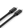 SATECHI cabo Thunderbolt 5 Pro 1m USB-C para USB-C – 120Gbit/s, 240W, preto