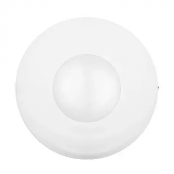 Detetor de movimento de teto duplo SATEL SLIM-S-DUAL-LUNA BUS com função de iluminação, montagem à superfície