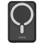 Powerbank sem fios magnética Savio BA-12 10000 mAh preta