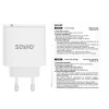 SAVIO LA-14 carregador de parede 20W com Power Delivery 3.0