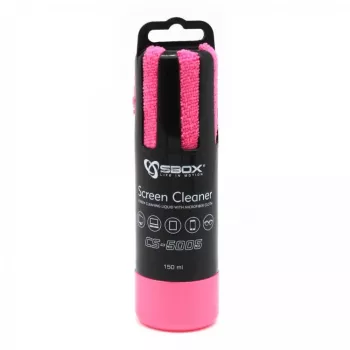 Sbox CS-5005P Limpa-ecrãs 150ml rosa