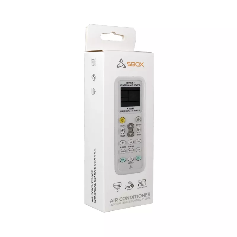 Sbox RC-01408 Comando universal para aparelhos de ar condicionado