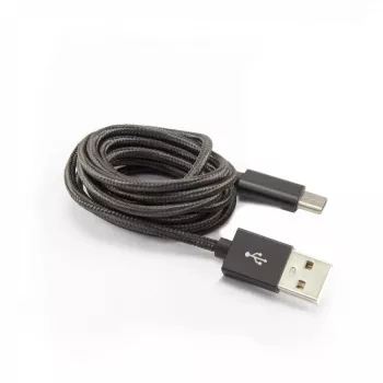 Cabo SBOX USB-TYPEC-15B USB-A para USB-C 1,5 m Blackberry Black