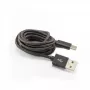 Cabo SBOX USB-TYPEC-15B USB-A para USB-C 1,5 m Blackberry Black