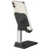 SBS Mobile TASTAND suporte universal dobrável para e-readers, smartphones e tablets até 12 polegadas – preto e prateado