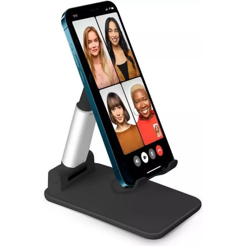 SBS Mobile TASTAND suporte universal dobrável para e-readers, smartphones e tablets até 12 polegadas – preto e prateado