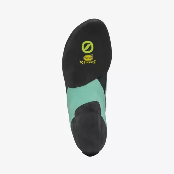 Sapatos de escalada SCARPA Instinct VS para mulher - Preto/Aqua - Tamanho 36 EU