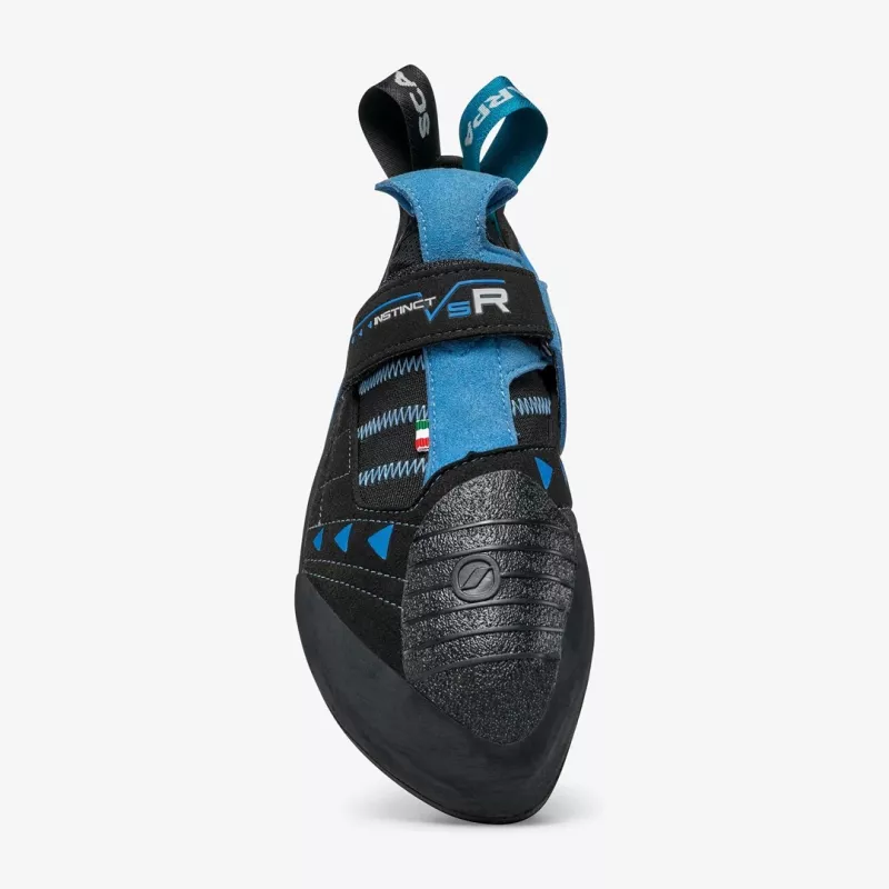 Sapato de escalada Scarpa Instinct VSR, 43.5, Preto/Azul