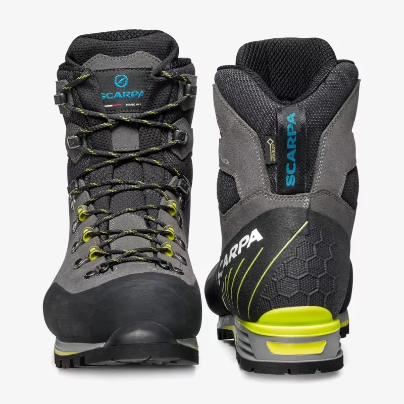 Botas de alpinismo Scarpa Manta Tech GTX - Shark/Lime (EU 46,5)