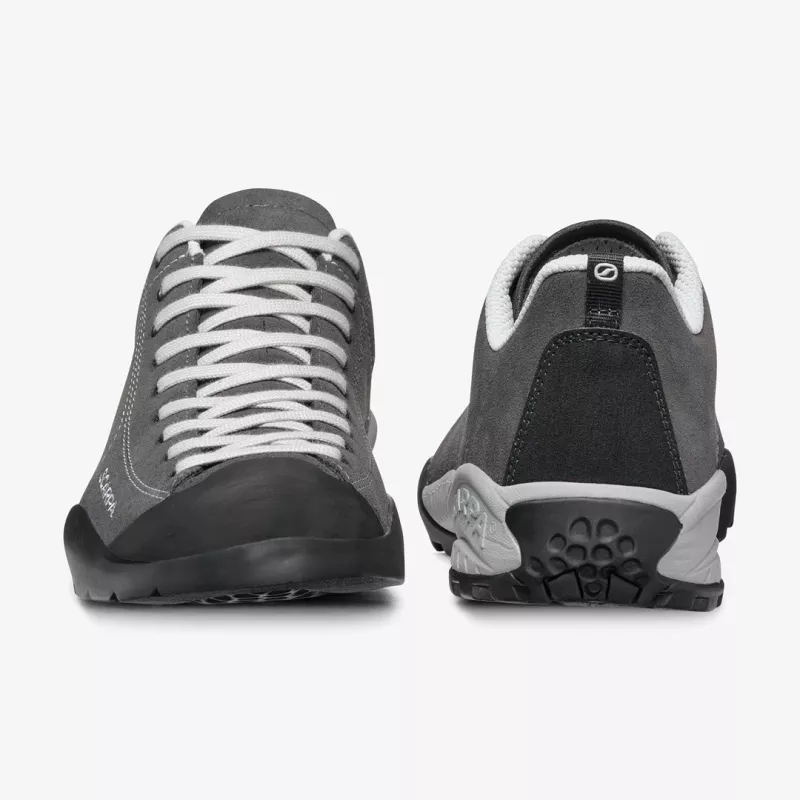 Sapatos de lifestyle e abordagem SCARPA Mojito Shark Unissexo, camurça repelente à água, sola exterior Vibram Spyder, EU 43,5