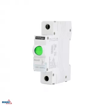 Luz de sinalização LED SCHELINGER A15-SL8-ZI verde 230V AC IP65 montagem 22mm
