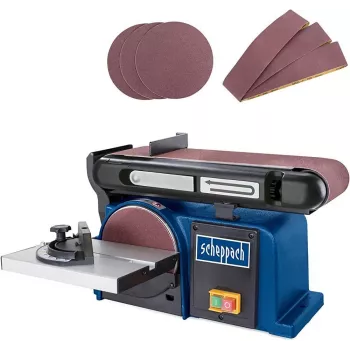 Lixadora de cinta e disco SCHEPPACH 370W 230V