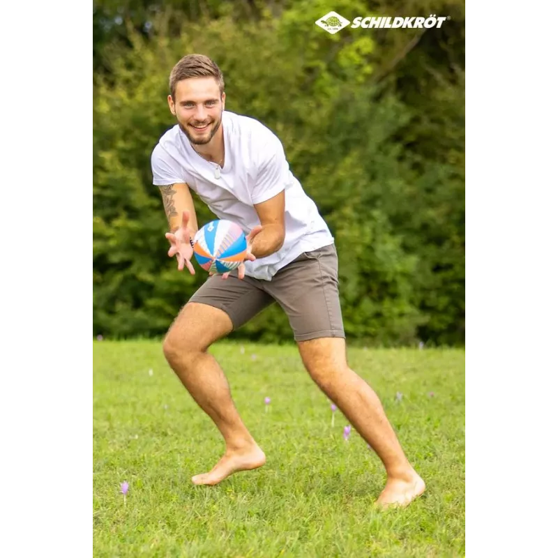 Bola de futebol americano SCHILDKROT neoprene tamanho 6 - superfície têxtil macia, resistente à água salgada, juventude praia e água 970345