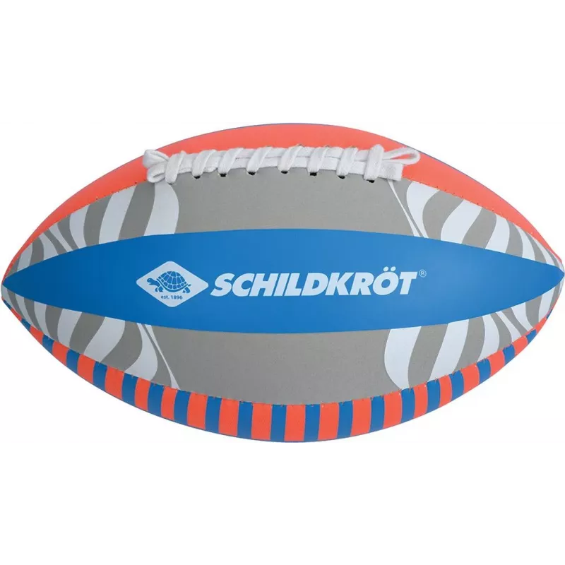 Bola de futebol americano SCHILDKROT neoprene tamanho 6 - superfície têxtil macia, resistente à água salgada, juventude praia e água 970345