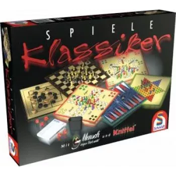 Schmidt Spiele Coleção de jogos de tabuleiro Classic (49120)