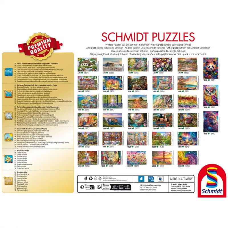 SCHMIDT SPIELE Estudo junto ao mar (1000 peças)