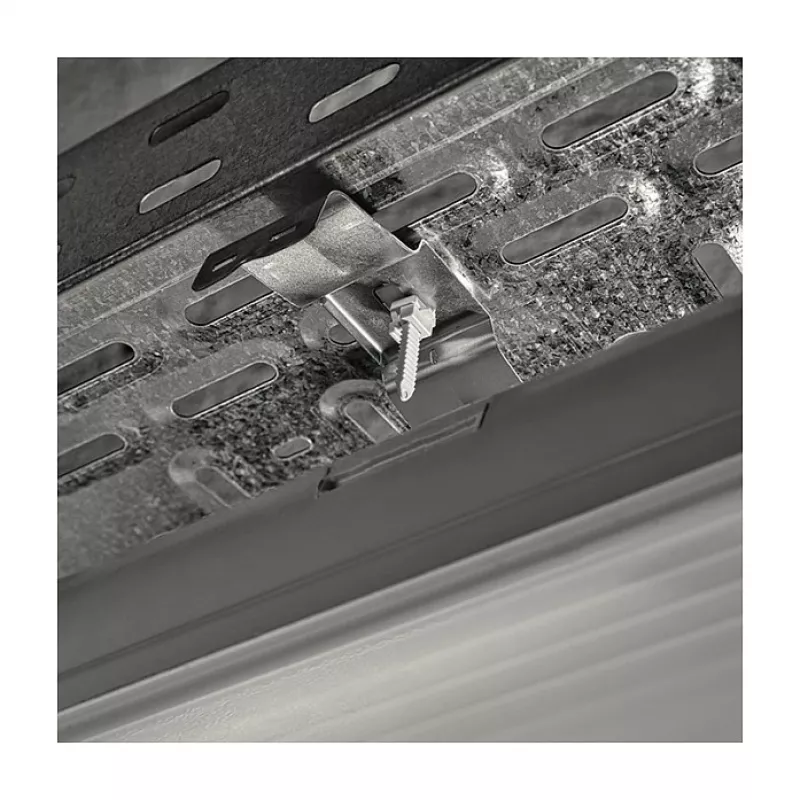 Clipe de fixação universal para calha de cabos Schnabl UBK – montagem direta sem perfurar, aço galvanizado, capacidade de carga 50 kg