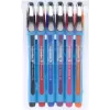 Conjunto de canetas de esferográfica Schneider Slider Memo XB - 6 cores diferentes (preto, azul, vermelho, verde, laranja, violeta) - ponta de aço inoxidável extralarga 1,4 mm - tinta Viscoglide de secagem rápida 150296