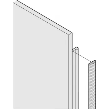SCHROFF junta de perfil EMC, têxtil condutor, 2U, pack de 10 21101857