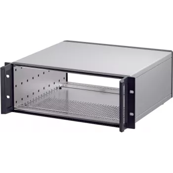 Kit de bastidor SCHROFF RatiopacPRO 3U 84HP 255mm, alumínio, montagem em rack 19 polegadas 24572630