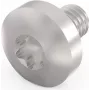 SCHROFF parafuso TORX M4x6 E/PRO (100 unidades/kit) - parafuso de máquina de cabeça chata, aço zincado, acionamento T20 para montagem eletrónica 24560135