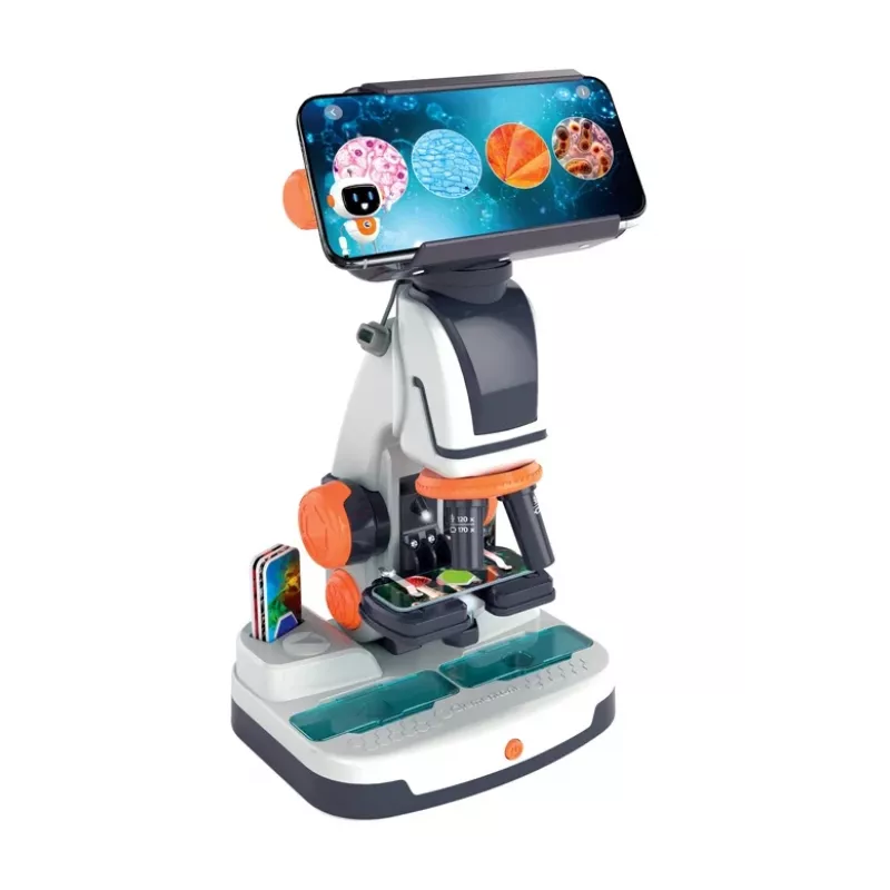 Scientific Fun Microscópio Digital Interativo com IA e Câmara Wi-Fi Clementoni 50406