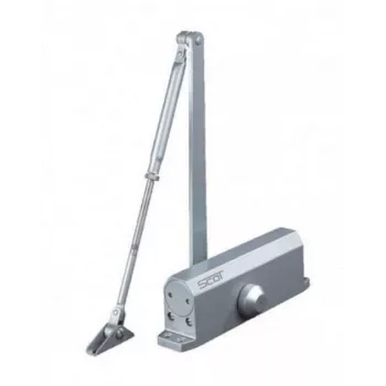 Fechadura de porta SCOT DC-30 para portas 80-100 kg, ajustável EN 3-5, prateado