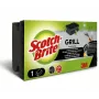 Scotch-Brite Limpador de grelhador BBQ Esfregão preto extra forte com faixa de pega amiga das unhas, 1 unid. (GNS1N)