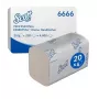 Scott Essential toalhas de papel intercaladas 6666, 2 folhas, branco, 4000 folhas (15 pacotes de 267)
