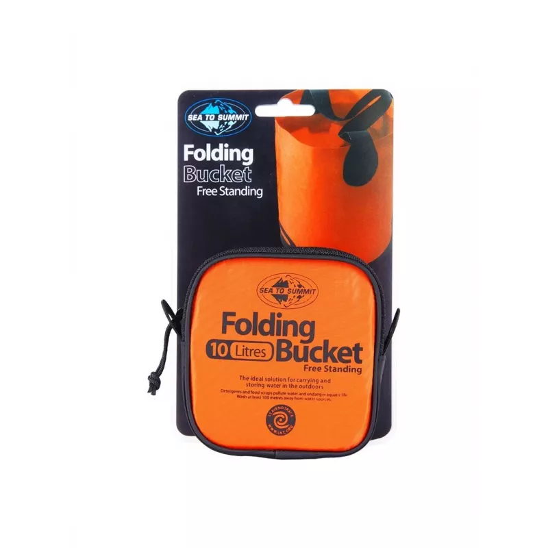 Balde dobrável Sea To Summit AFB10 10L - nylon 420D revestido a TPU, dobrável, sem BPA, azul