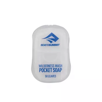 Sea To Summit Wilderness Wash Sabão de bolso 50 folhas - biodegradável, sem perfume, multiusos