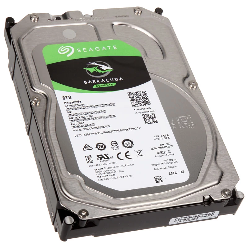 Disco interno Seagate Barracuda ST8000DM004 8 TB 3,5 polegadas SATA III 5400 rpm 256 MB cache