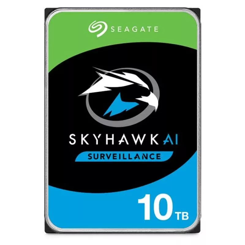 Seagate ST10000VE001 SkyHawk Surveillance HDD, 10 TB, 3,5 polegadas, 7200 RPM