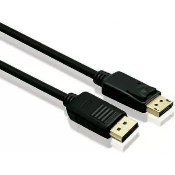 Cabo DisplayPort SECOMP STANDARD DP macho para macho, preto, 3 m (S3687)