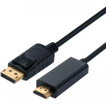 Cabo DisplayPort SECOMP STANDARD DP para HDTV, ST/ST, preto, 5 m (S3678)